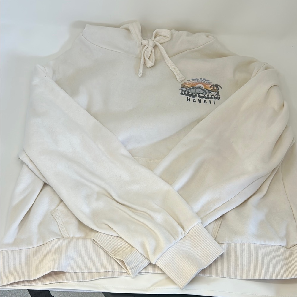 Exclusive Hawaii Women’s Rip Curl Cream Hoodie